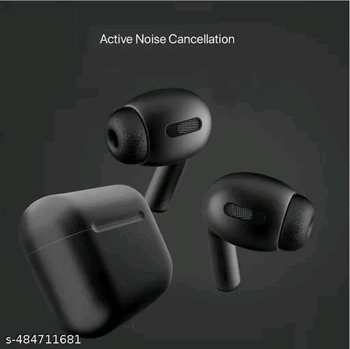 Airpod Pro with True Wireless Bluetooth Earphones with 3 Hours of Playtime & Compatible for all Smartphones - BLACK